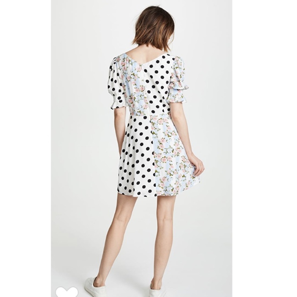 NWT For love & lemons Savannah Wrap Mini Dress - Picture 4 of 13
